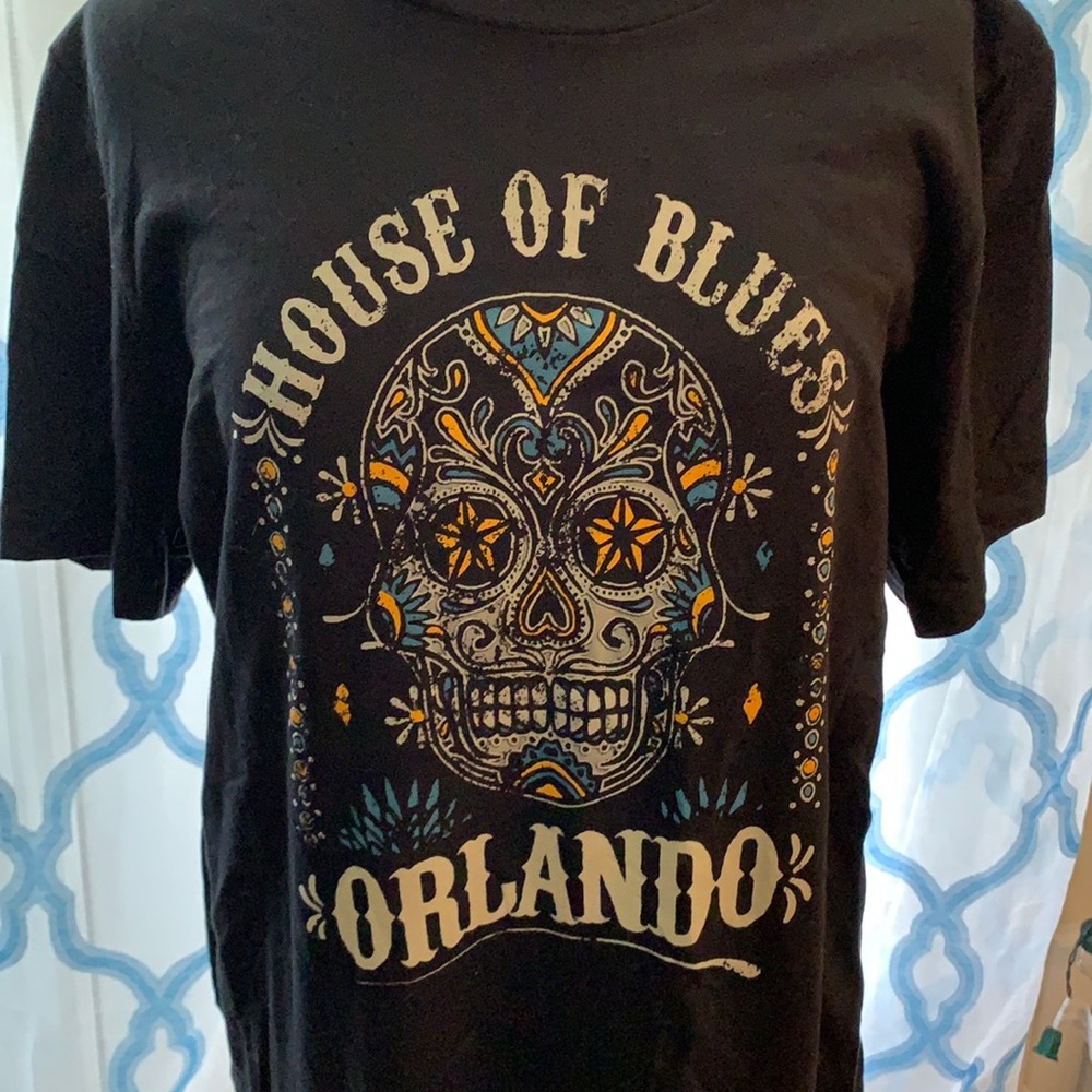 House of Blues Orlando Candy Skull tee